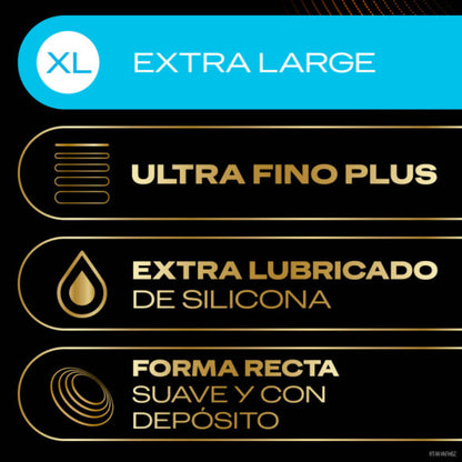 DUREX - CONNEXION TOTALE XL ULTRA FINE PLUS SANS LATEX 10 UNITÉS