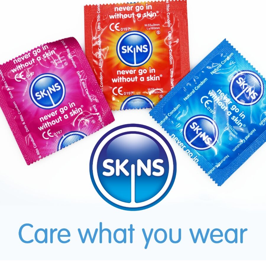 SKINS - PACK DE 16 PRÉSERVATIFS PREMIUM ASSORTIS