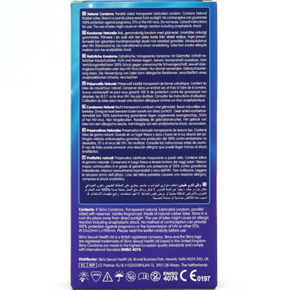 SKINS - PRÉSERVATIFS NATURELS PREMIUM PACK 8