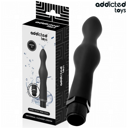 ADDICTED TOYS - NETTOYEUR ANAL AVEC ADAPTATEUR UNIVERSEL MODÈLE 3