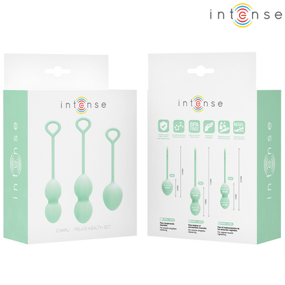 INTENSE - KIT DE BOULES DE KEGEL CHARLI VERT CLAIR