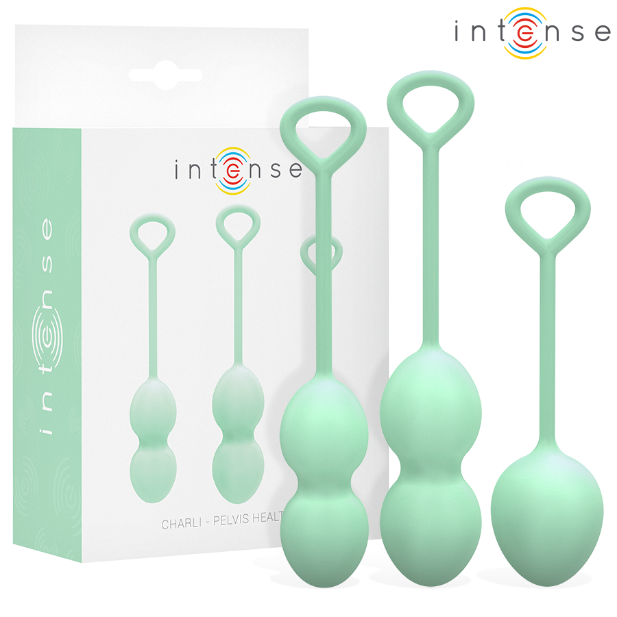 INTENSE - KIT DE BOULES DE KEGEL CHARLI VERT CLAIR