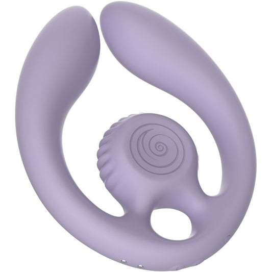 SNAIL VIBE - GIZI DUO STIMULATEUR POUR COUPLES TÉLÉCOMMANDE LILAS