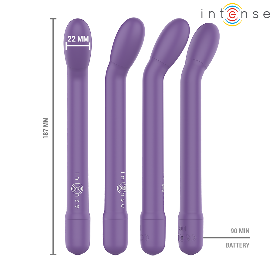 INTENSE - STIMULATEUR DE POINT G RECHARGEABLE KARLIE VIOLET