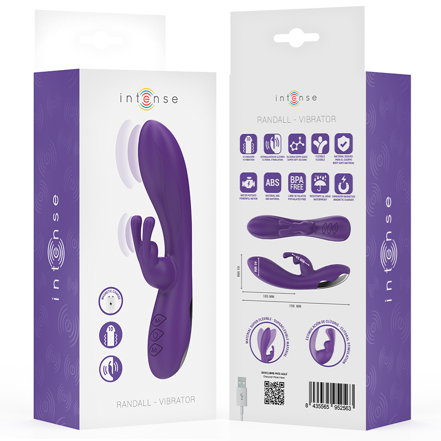 INTENSE - RANDALL VIBRATEUR RABBIT 10 VIBRATIONS VIOLET