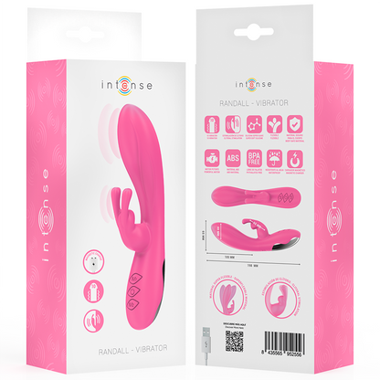 INTENSE - RANDALL VIBRATEUR RABBIT 10 VIBRATIONS ROSE