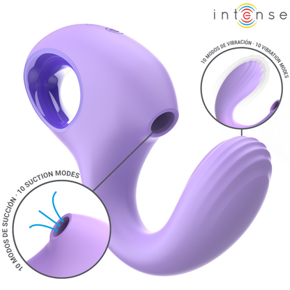 INTENSE - BAXTER VIBRATEUR & STIMULATEUR VIOLET
