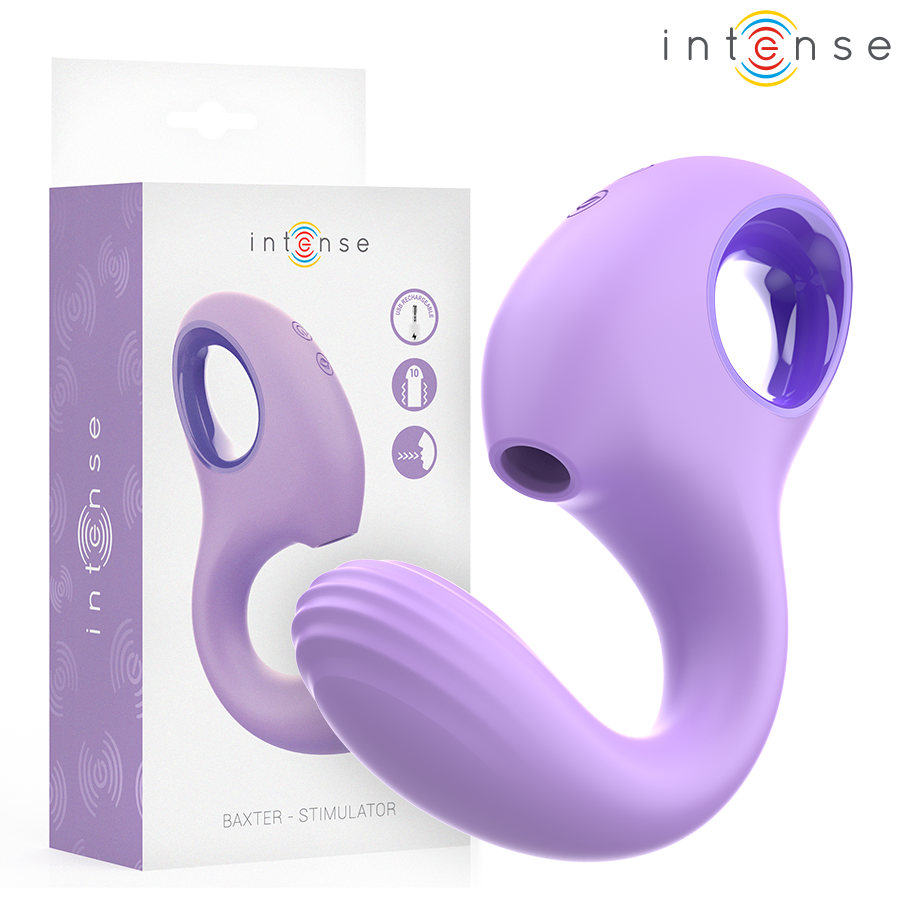 INTENSE - BAXTER VIBRATEUR & STIMULATEUR VIOLET