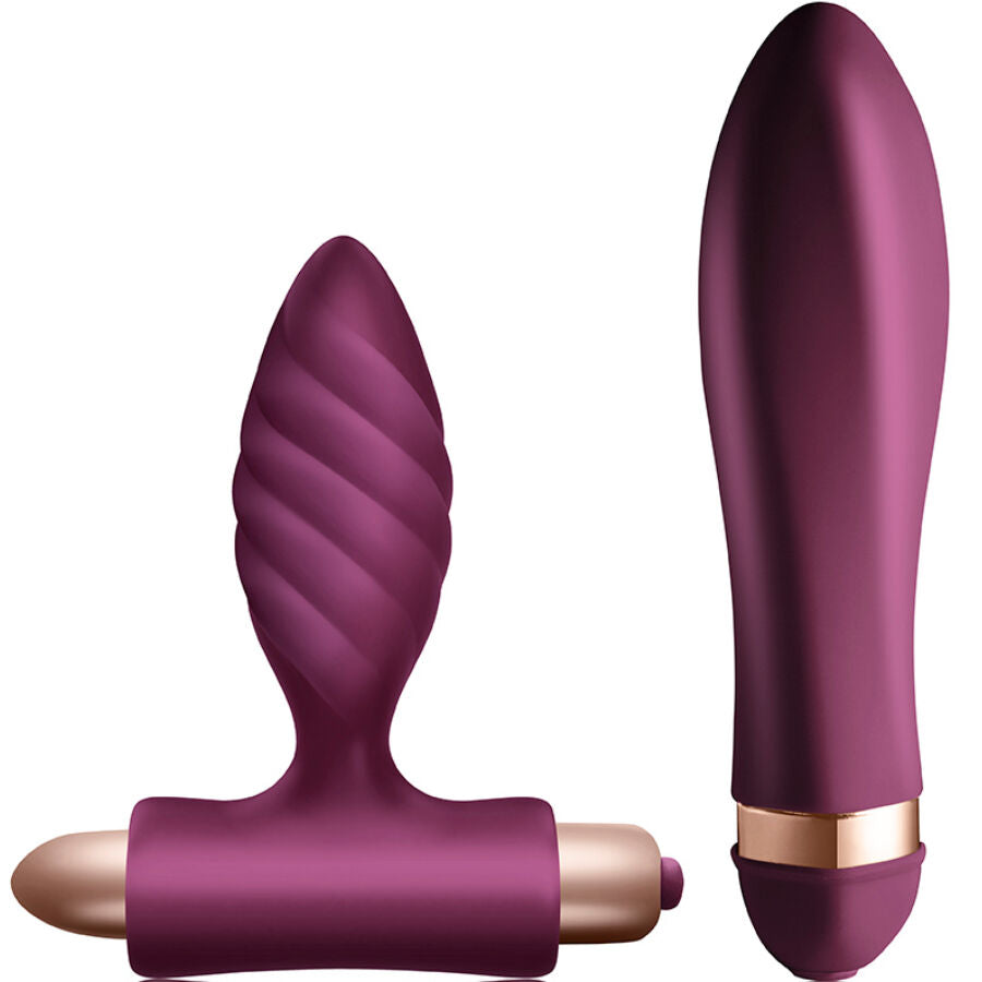 CLIMAXIMUM - KIT DESIRE VIBRATEUR TORSADÉ + PLUG ANAL