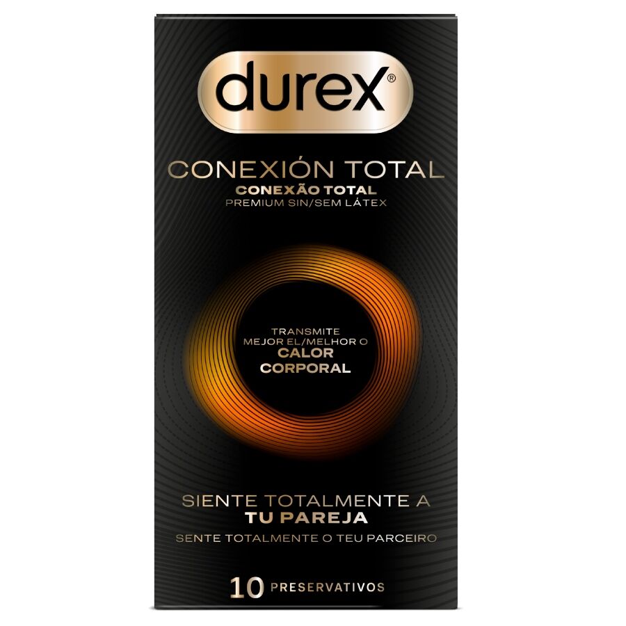 DUREX - CONNEXION TOTALE ULTRA FINE PLUS SANS LATEX 10 UNITÉS