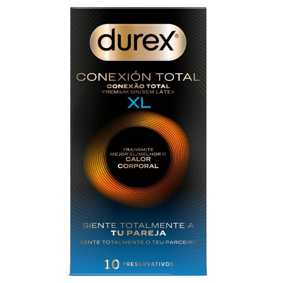 DUREX - CONNEXION TOTALE XL ULTRA FINE PLUS SANS LATEX 10 UNITÉS