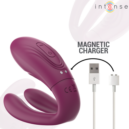 INTENSE - STIMULATEUR DE TAPOTAGE ET DE VIBRATION SANDRA AVEC TÉLÉCOMMANDE