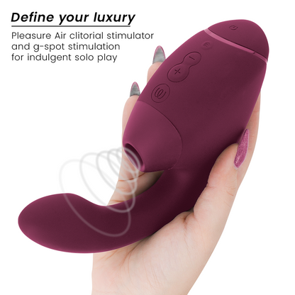 WOMANIZER - DUO NEXT STIMULATEUR CLITORIAL ET DE POINT G DOUBLE ROSE FOYER