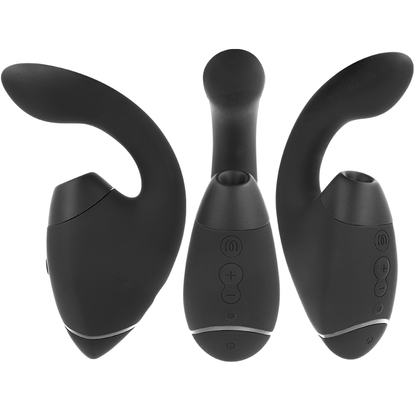 WOMANIZER - DUO NEXT STIMULATEUR CLITORIAL ET DE POINT G DOUBLE NOIR