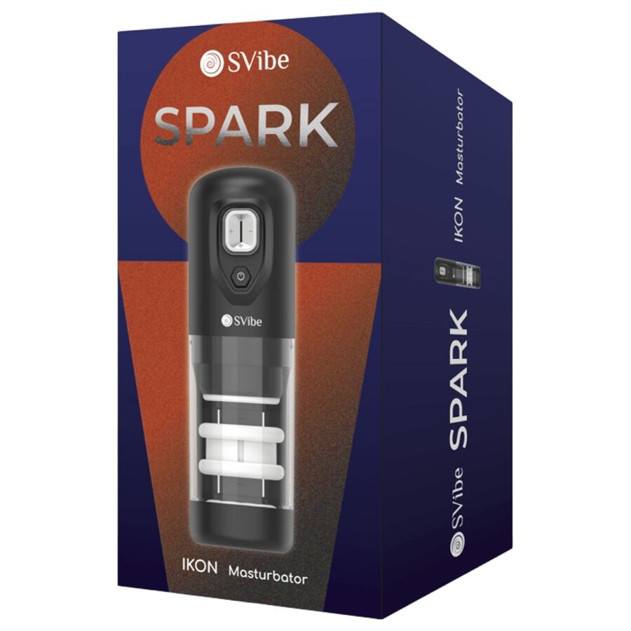 SNAIL VIBE - MASTURBATEUR IKON SPARK À POUSSÉE ET ROTATION