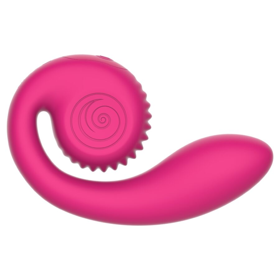 SNAIL VIBE - GIZI LITE VIBRATEUR ROSE DOUBLE POINT G ET CLITORIAL