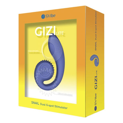 SNAIL VIBE - GIZI LITE VIBRATEUR VIOLET DOUBLE POINT G ET CLITORIAL