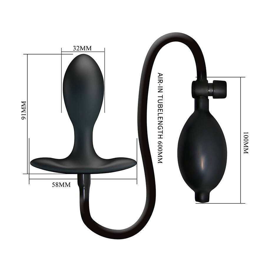 MR PLAY - PLUG ANAL GONFLABLE RÉGLABLE