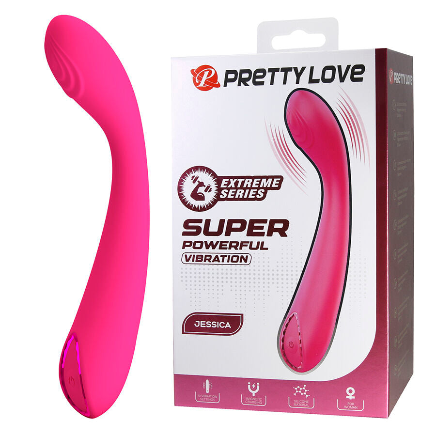 PRETTY LOVE - JESSICA VIBRATEUR ROSE HAUTE PUISSANCE