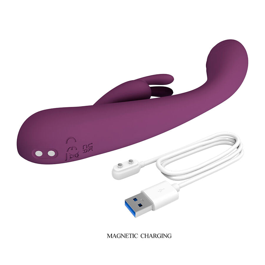 PRETTY LOVE - EMMA VIBRATEUR VIOLET RABBIT AVEC STIMULATEUR