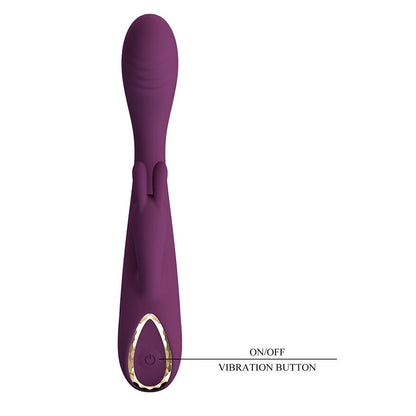 PRETTY LOVE - EMMA VIBRATEUR VIOLET RABBIT AVEC STIMULATEUR