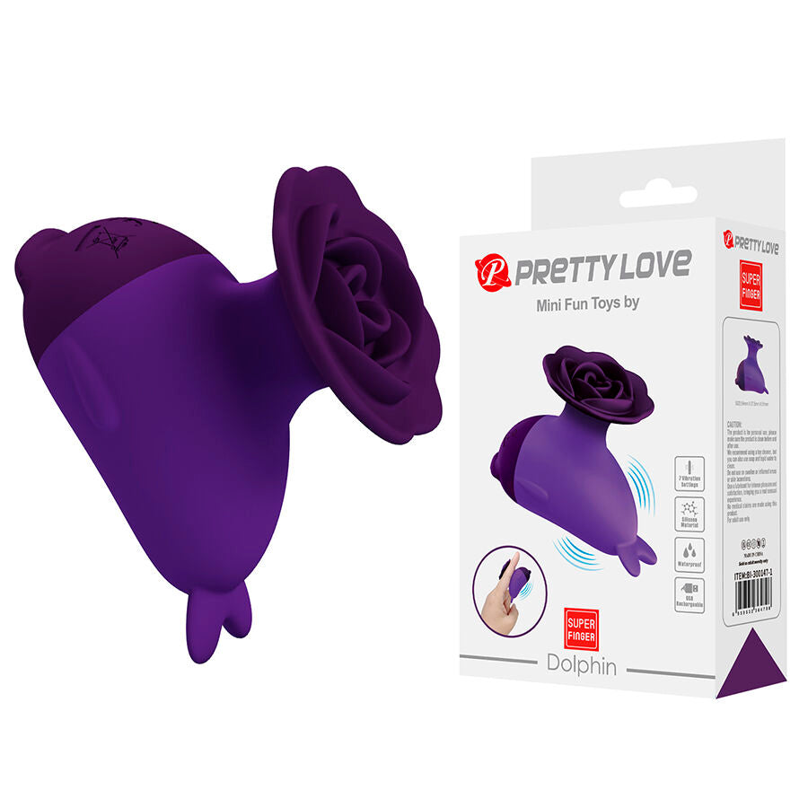 PRETTY LOVE - DOLPHIN MINI VIBRATEUR AVEC CLIP