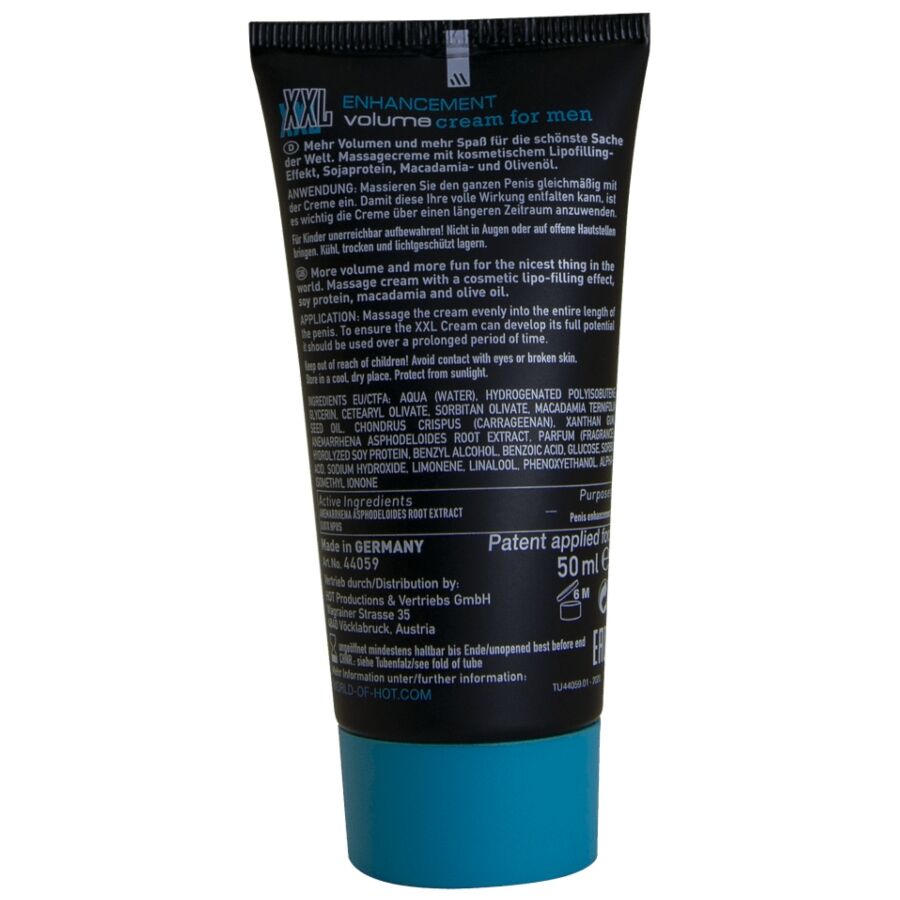 HOT - CRÈME STIMULANTE XXL POUR HOMMES 50 ML