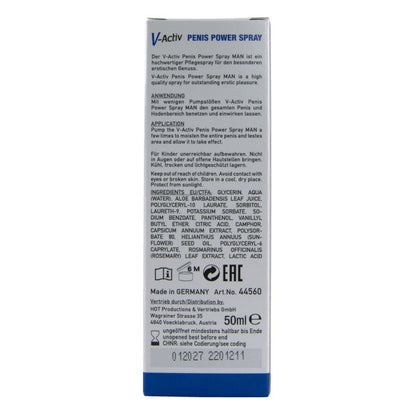 HOT - V-ACTIV, SPRAY STIMULANT POUR LE PÉNIS, 50 ML