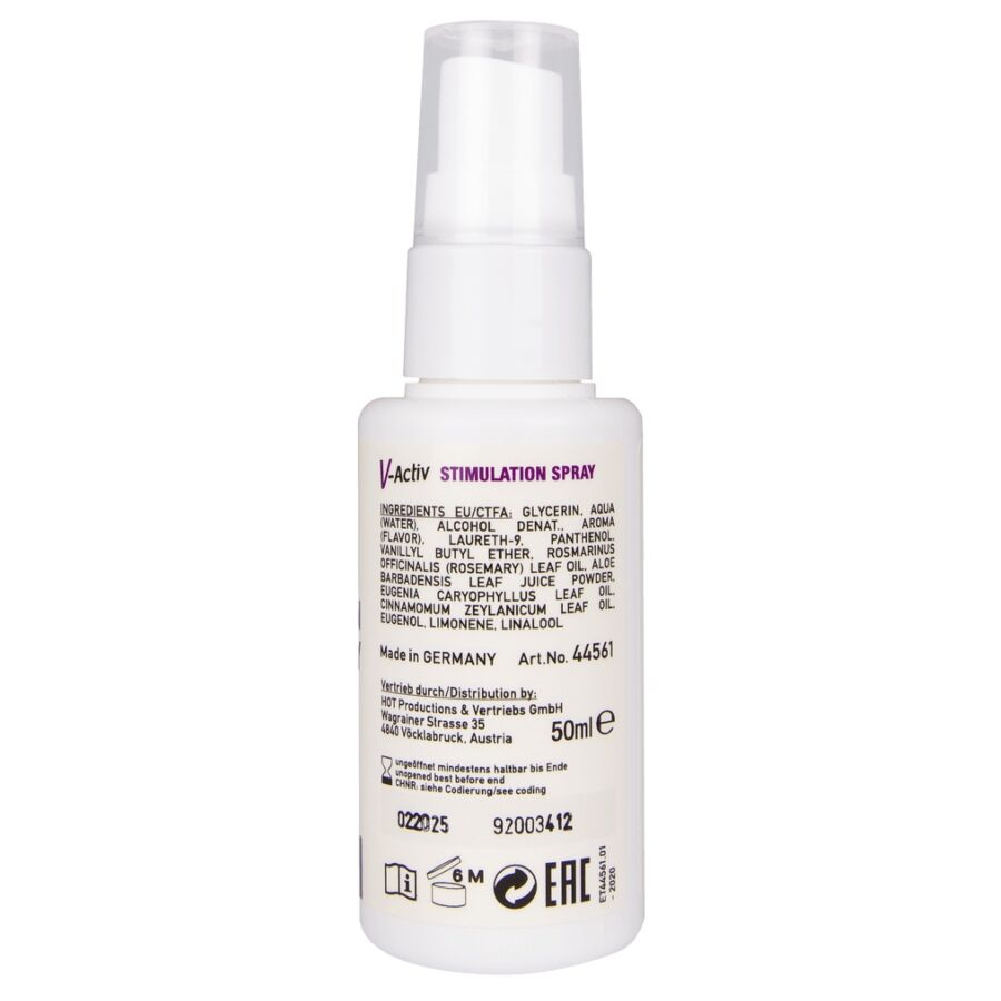 HOT - V-ACTIV SPRAY STIMULANT POUR FEMME 50 ML