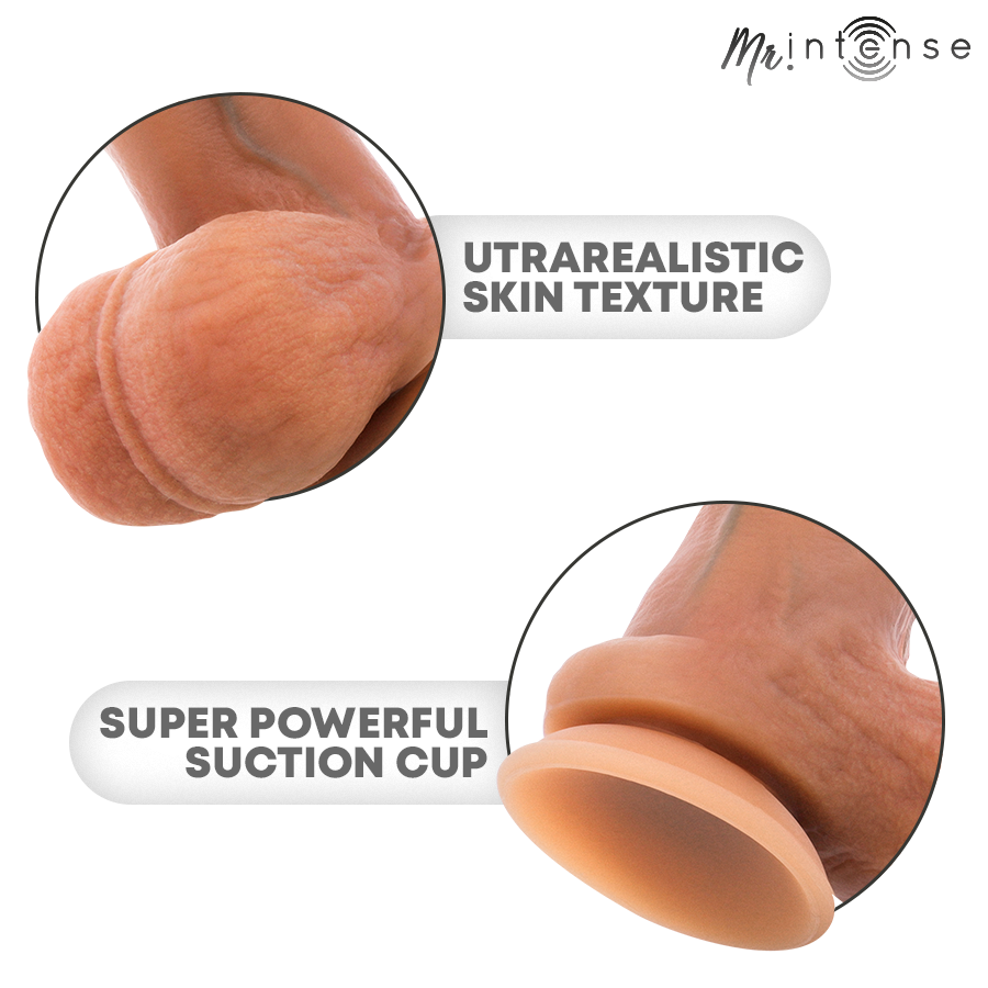 MR INTENSE - GARY S PÉNIS ULTRA-RÉALISTE AVEC TESTICULES 17,8 CM -Ø- 4,2 CM