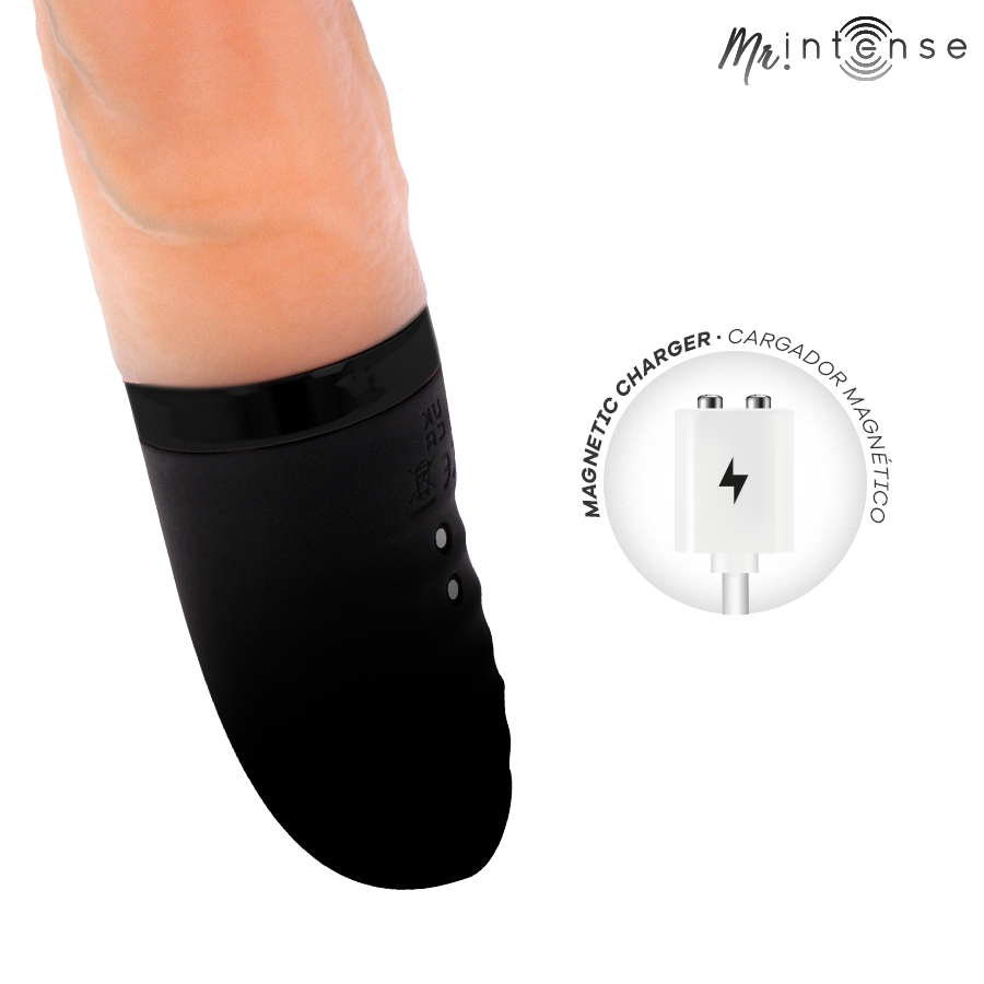 MR INTENSE - JEAN VIBRATEUR HAUT ET BAS AVEC EFFET CHAUFFANT 24 CM -Ø- 3,8 CM