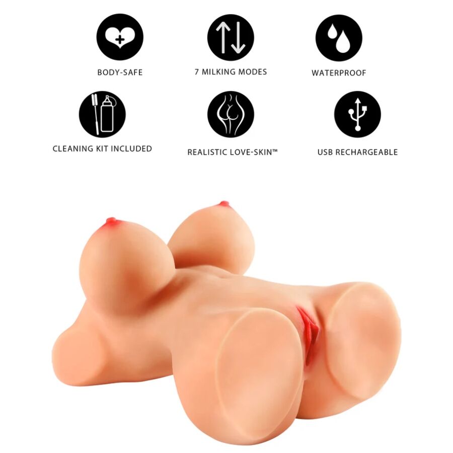 DÉSIR CACHÉ - TORSE DE CHIENNE TRÈS EXCITÉE, MASTURBATEUR FÉMININ 10 KG