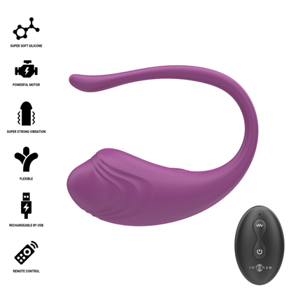 INTENSE - OLIVIA ŒUF VIBRANT PURPLE AVEC TÉLÉCOMMANDE