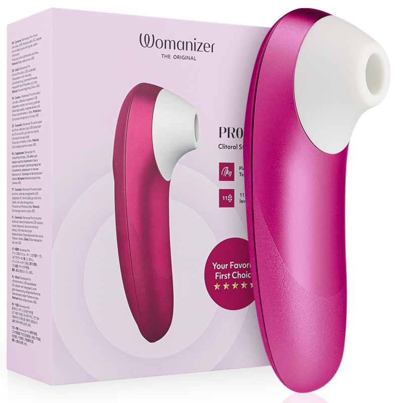 WOMANIZER - STIMULATEUR CLITORIAL VIBRANT PRO ROSE
