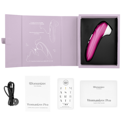 WOMANIZER - STIMULATEUR CLITORIAL VIBRANT PRO ROSE