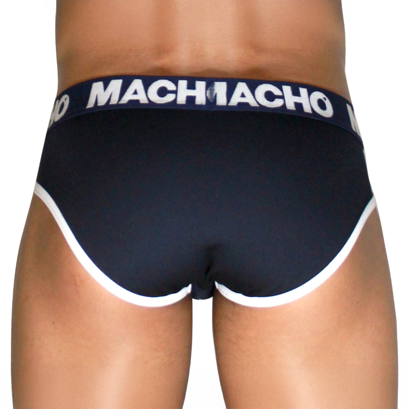 MACHO - MCH008 Slip classique bleu marine S