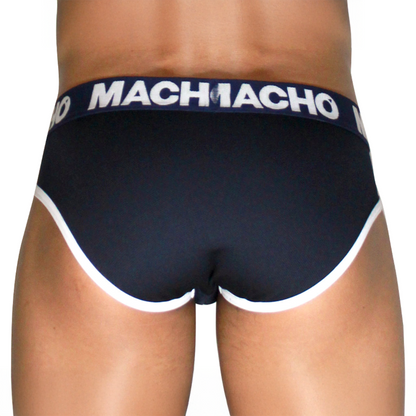 MACHO - MCH008 Slip classique bleu marine S