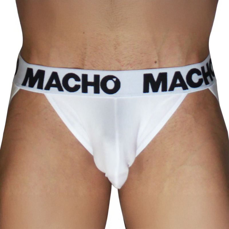 MACHO - MX29BL JOCK BLANC + BLANC S
