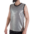 MACHO - T-SHIRT À PAILLETTES FINES L/XL