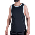 MACHO - CMV004 T-SHIRT DE SPORT NOIR TAILLE L/XL
