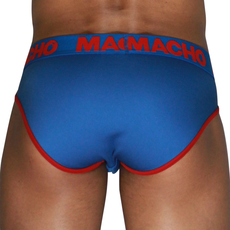 MACHO - MCH005 CLASSIC SLIP BLEU + ROUGE L