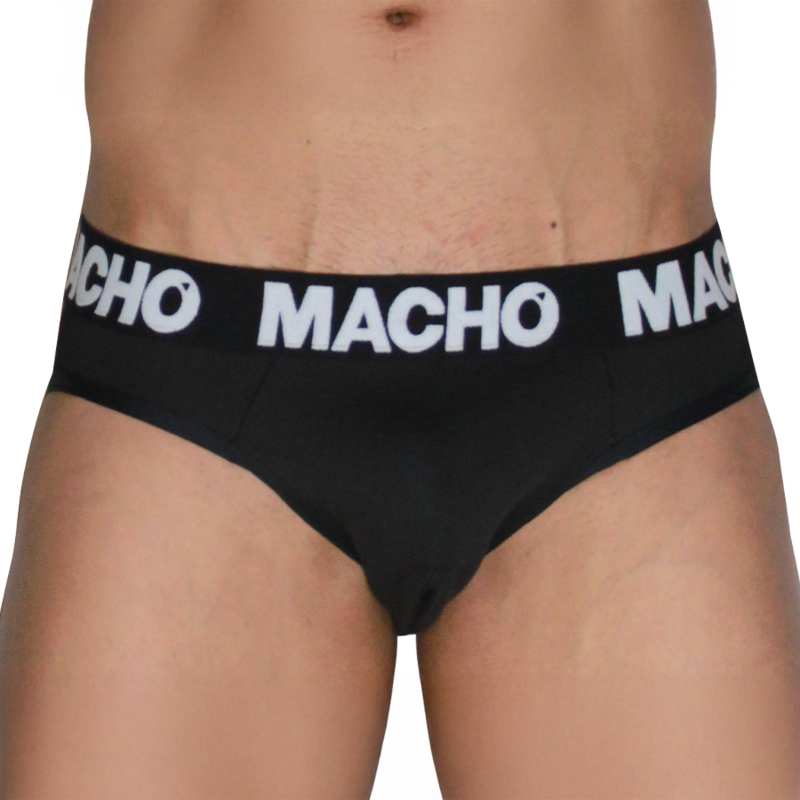 MACHO - MCH007 CLASSIQUE SLIP NOIR + NOIR XL