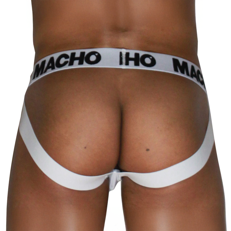 MACHO - MX29BL JOCK BLANC + BLANC L