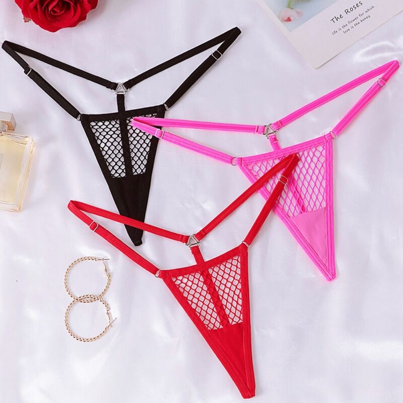 CHILIROSE - CR 4856 MICRO STRING REJILLA ROSE FLUO S/M
