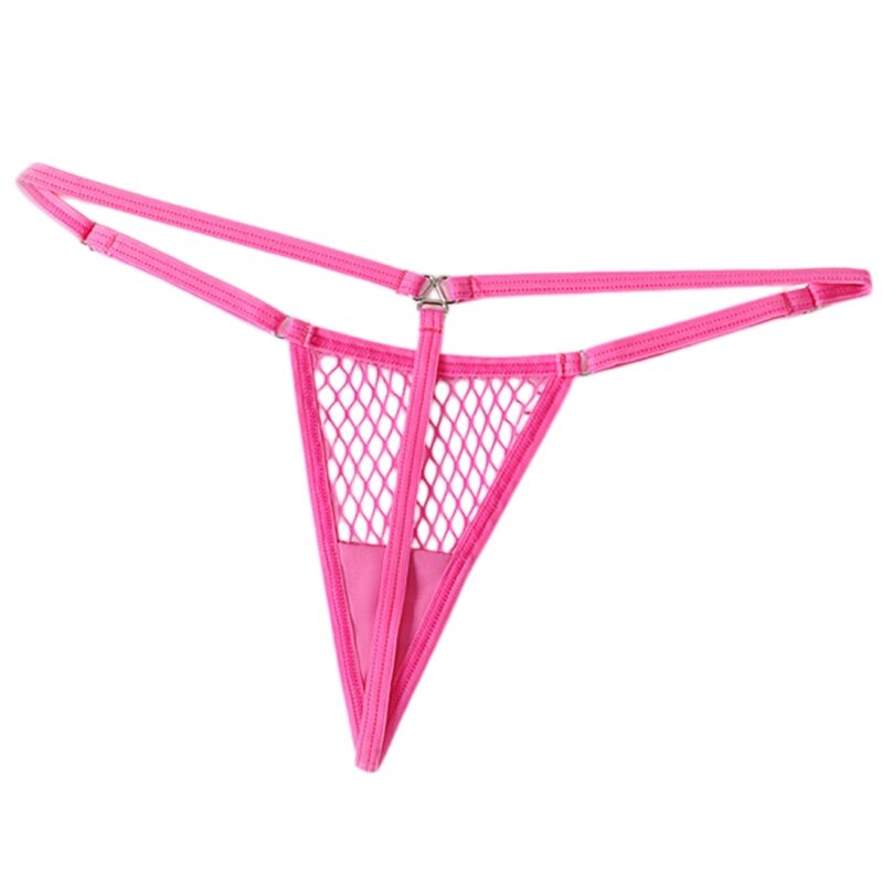 CHILIROSE - CR 4856 MICRO STRING REJILLA ROSE FLUO L/XL