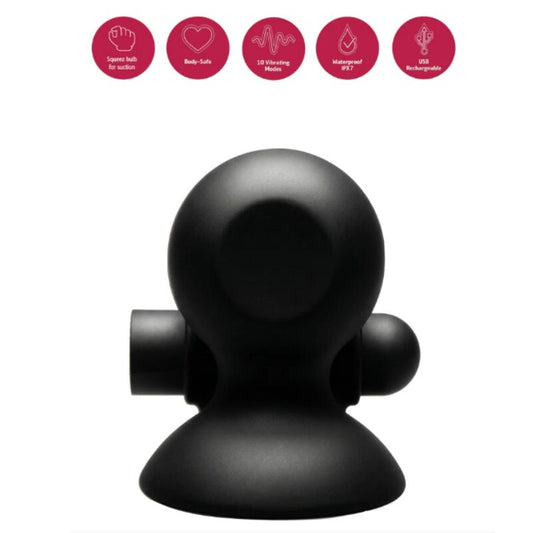 SHE.E.O - GEL DE SUCCION VIBRANT RECHARGEABLE POUR LES TÉTONS