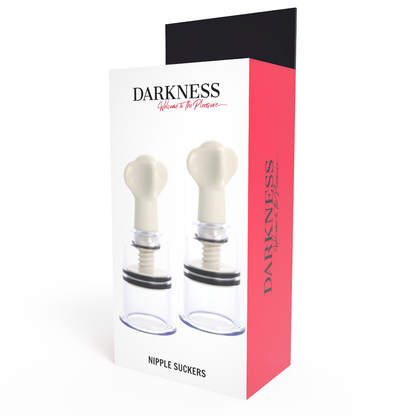 DARKNESS - ASPIRATEUR DE TÉTONS TRANSPARENT 3,1 CM DE DIAMÈTRE