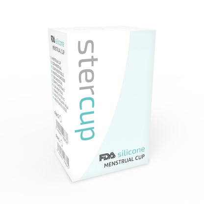 STERCUP - COUPE MENSTRUELLE EN SILICONE FDA AIGUE-MARINE - TAILLE S