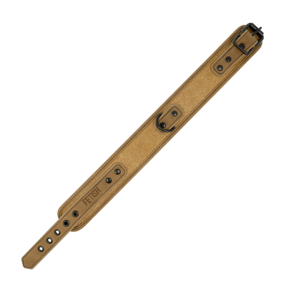 FETISH SUBMISSIVE ORIGIN - COLLIER CHAÎNE DOUBLÉE DE NÉOPRÈNE